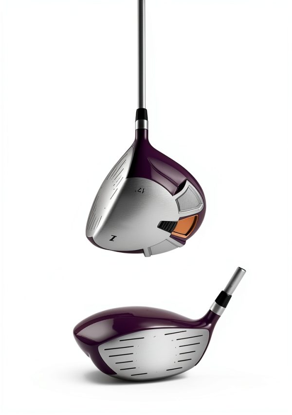 Ladies Golf Set BODIOO Silver Purple Alloy Driver-3