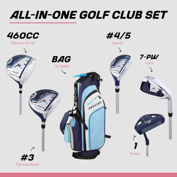 Precise M3 Womens Golf Clubs Set Petite Size Right-1