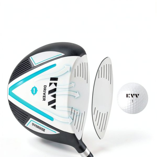 KVV Left-Handed Women's Golf Set Graphite 11-Piece-1