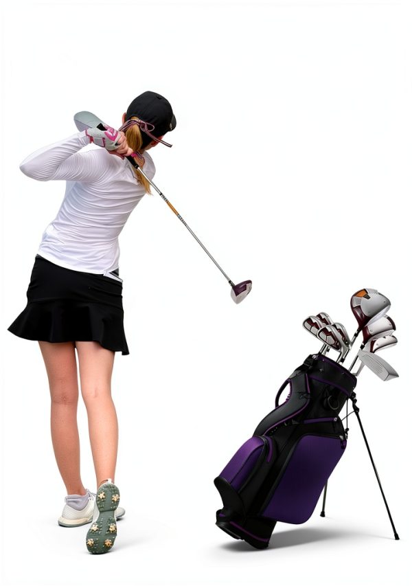 Ladies Golf Set BODIOO Silver Purple Alloy Driver-8