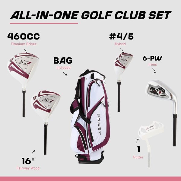 Aspire Women's Golf Set Graphite Lightweight-1
