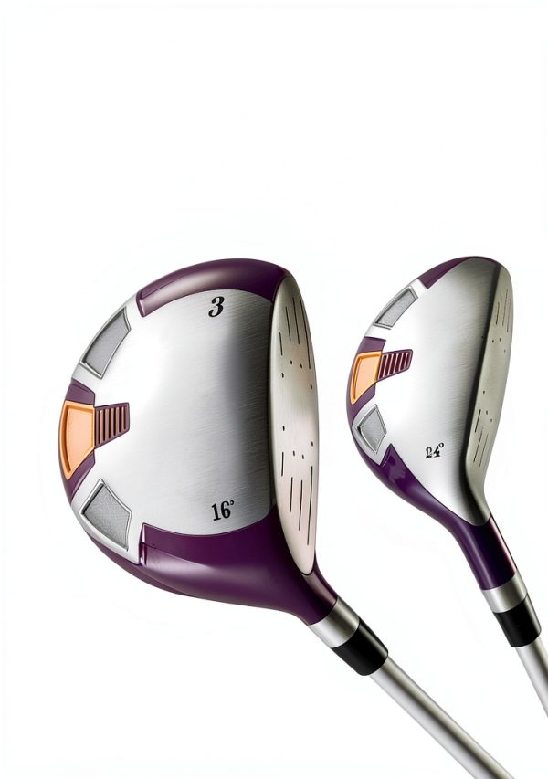 Ladies Golf Set BODIOO Silver Purple Alloy Driver-4