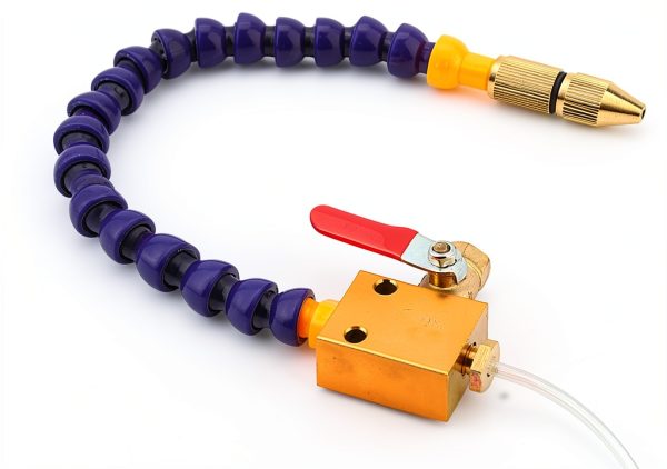 Thread Adjustable Mist Coolant Lubrication Spray System Magnetic Base Coolant Oil Water Hose Pipe for 8mm Air Pipe CNC Lathe Milling Drill-0
