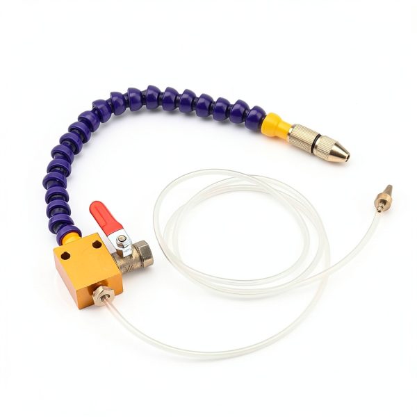 Thread Adjustable Mist Coolant Lubrication Spray System Magnetic Base Coolant Oil Water Hose Pipe for 8mm Air Pipe CNC Lathe Milling Drill-4