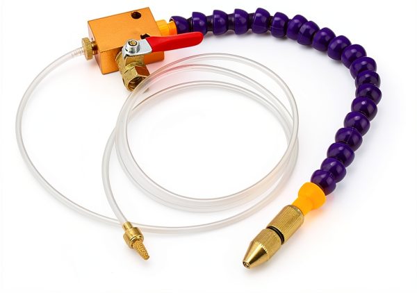 Thread Adjustable Mist Coolant Lubrication Spray System Magnetic Base Coolant Oil Water Hose Pipe for 8mm Air Pipe CNC Lathe Milling Drill-2